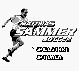 Matthias Sammer Soccer Title Screen
